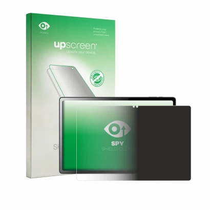 Front side of a product packaging with the brand logo upscreen. Next to it is the device Logicom Tab XL 14 shown with the corr