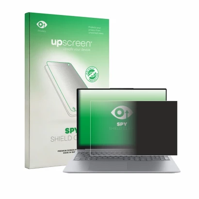 Front side of a product packaging with the brand logo upscreen. Next to it is the device Lenovo ThinkBook 16 Gen 9 shown with