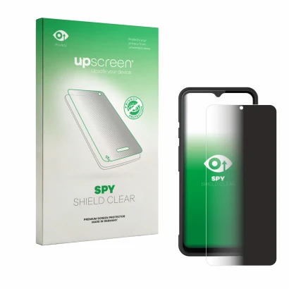 Front side of a product packaging with the brand logo upscreen. Next to it is the device iMin Swift 1 Pro shown with the corre