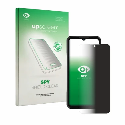 Front side of a product packaging with the brand logo upscreen. Next to it is the device Oukitel WP66 shown with the correspon