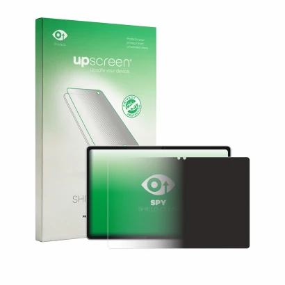 Front side of a product packaging with the brand logo upscreen. Next to it is the device Lenovo Tab Plus Gen 2 shown with the