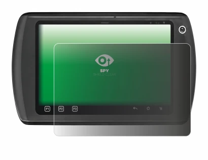 Image of the device Zebra ET1 with a wide variety of screen protectors.