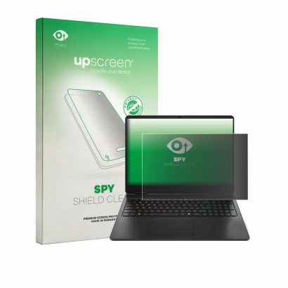 Front side of a product packaging with the brand logo upscreen. Next to it is the device HP HyperX Omen 16 shown with the corr