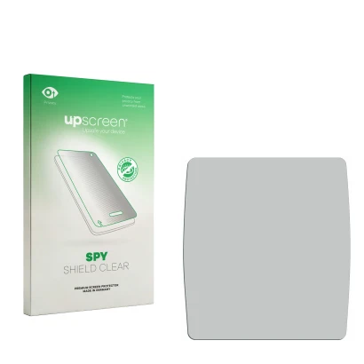 Front side of a product packaging with the brand logo upscreen. Next to it is the corresponding screen protector.