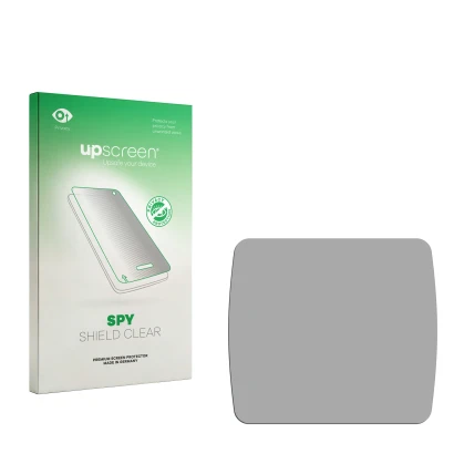 Front side of a product packaging with the brand logo upscreen. Next to it is the corresponding screen protector.