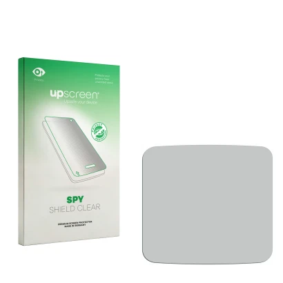 Front side of a product packaging with the brand logo upscreen. Next to it is the corresponding screen protector.