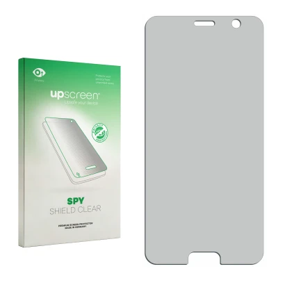 Front side of a product packaging with the brand logo upscreen. Next to it is the corresponding screen protector.