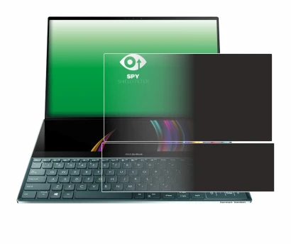 Image of the device ASUS ZenBook Duo UX481FL with a wide variety of screen protectors.