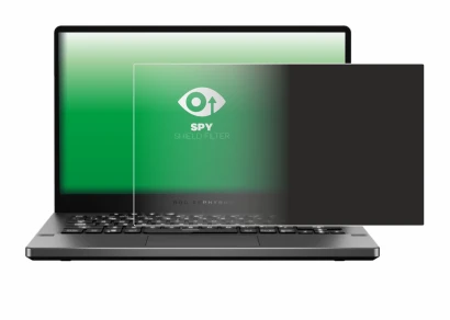 Image of the device ASUS ROG Zephyrus G14 GA401 with a wide variety of screen protectors.