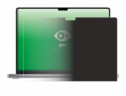 Image of the device Apple MacBook Pro 16" 2021 with a wide variety of screen protectors.
