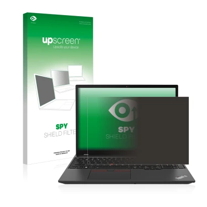 Front side of a product packaging with the brand logo upscreen. Next to it is the device Lenovo ThinkPad T16 Gen 1 16" shown w