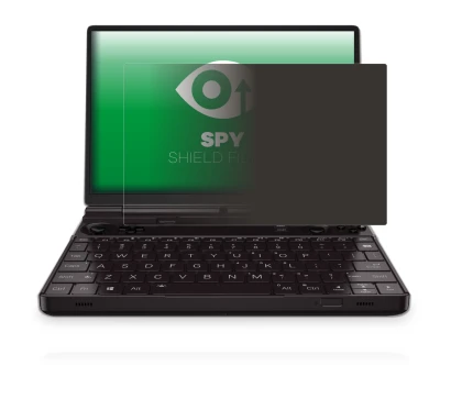 Image of the device GPD Win Max 2 with a wide variety of screen protectors.