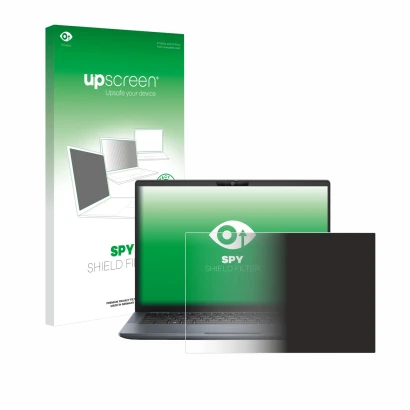 Front side of a product packaging with the brand logo upscreen. Next to it is the device Dell Latitude 7350 Laptop shown with 