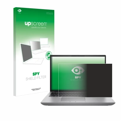 Front side of a product packaging with the brand logo upscreen. Next to it is the device HP ZBook Fury 16 G11 Non-Touch shown 
