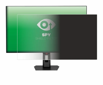 Image of the device ASUS ROG Strix OLED XG32UCWG with a wide variety of screen protectors.
