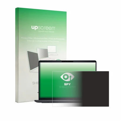 Front side of a product packaging with the brand logo upscreen. Next to it is the device Dell Pro 3-Serie 14 P314260 shown wit