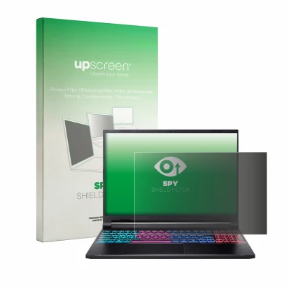 Front side of a product packaging with the brand logo upscreen. Next to it is the device Acer Nitro V16S shown with the corres