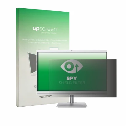 Front side of a product packaging with the brand logo upscreen. Next to it is the device Acer Aspire C24-195ES shown with the 