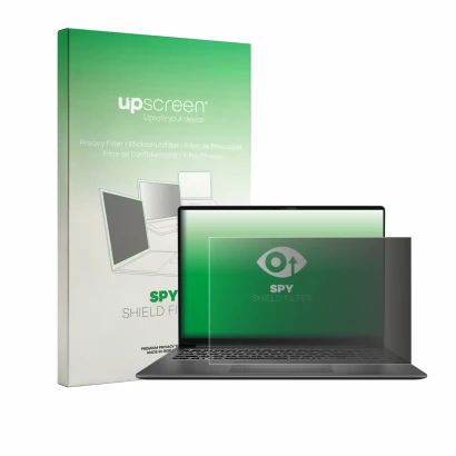 Front side of a product packaging with the brand logo upscreen. Next to it is the device MSI Modern 16S AI shown with the corr