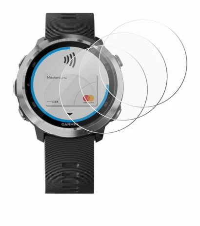 Image of the device Garmin Forerunner 645 with a wide variety of screen protectors.