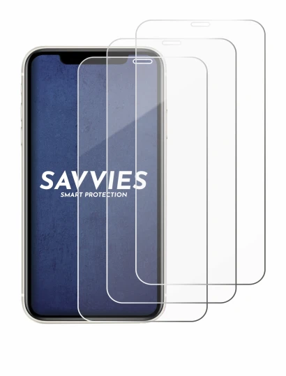 Image of the device Apple iPhone 11 with a wide variety of screen protectors.