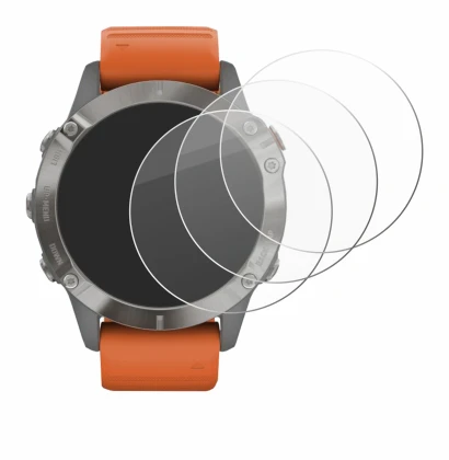 Image of the device Garmin Fenix 6 Pro Solar with a wide variety of screen protectors.
