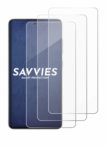 Image of the device Samsung Galaxy A52 5G with a wide variety of screen protectors.