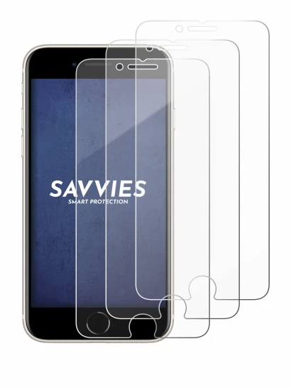 Image of the device Apple iPhone SE 3 2022 with a wide variety of screen protectors.