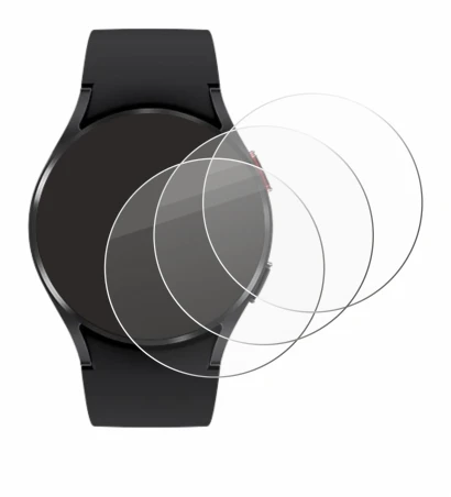 Image of the device Samsung Galaxy Watch 4 (40mm) with a wide variety of screen protectors.