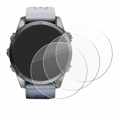 Image of the device Garmin Fenix 7S (42 mm) with a wide variety of screen protectors.