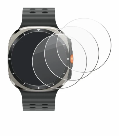 Image of the device Samsung Galaxy Watch Ultra (47 mm) with a wide variety of screen protectors.