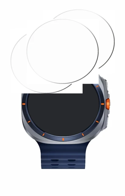 Image of the device Samsung Galaxy Watch Ultra 2 (47 mm) with a wide variety of screen protectors.