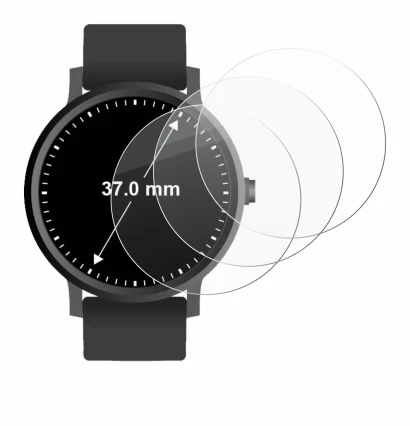 Image of the device Watches (Circular, ø: 37 mm) with a wide variety of screen protectors.