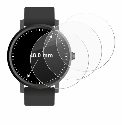 Image of the device Watches (Circular, ø: 48 mm) with a wide variety of screen protectors.