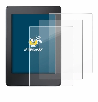 Image of the device Amazon Kindle Paperwhite 2015 (7th Gen.) with a wide variety of screen protectors.
