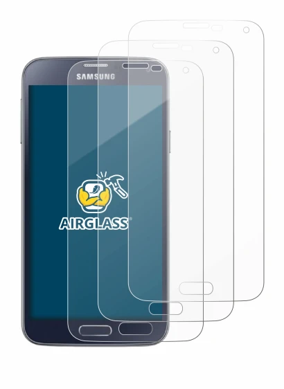 Image of the device Samsung Galaxy S5 Neo with a wide variety of screen protectors.