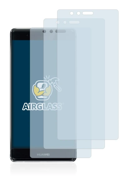 Image of the device Huawei P9 Plus with a wide variety of screen protectors.