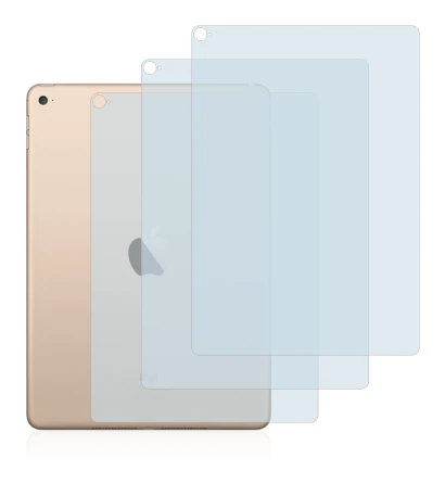 Image of the device Apple iPad Air 2 2014 (Back) with a wide variety of screen protectors.