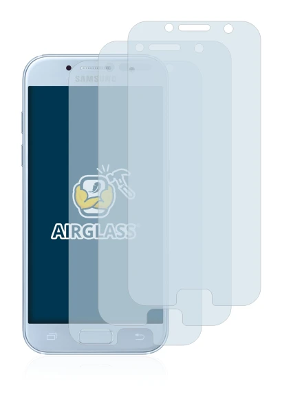 Image of the device Samsung Galaxy A5 2017 with a wide variety of screen protectors.
