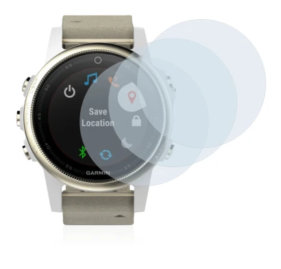 Image of the device Garmin Fenix 5S (42 mm) with a wide variety of screen protectors.