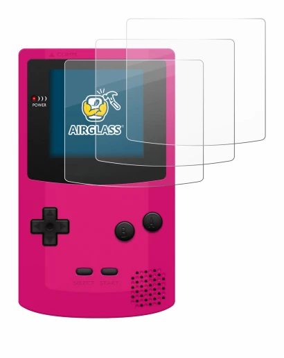 Image of the device Nintendo Gameboy Color with a wide variety of screen protectors.