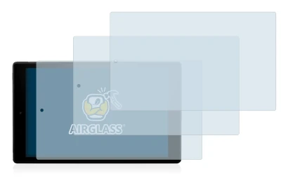 Image of the device Amazon Fire HD 10 2017 (7th Gen.) with a wide variety of screen protectors.