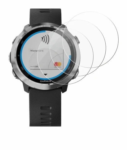 Image of the device Garmin Forerunner 645 with a wide variety of screen protectors.