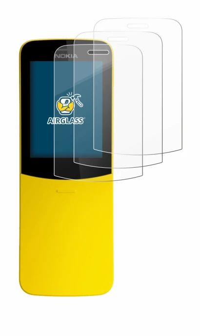 Image of the device Nokia 8110 with a wide variety of screen protectors.