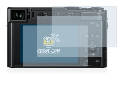 Image of the device Panasonic Lumix DC-TZ202 with a wide variety of screen protectors.