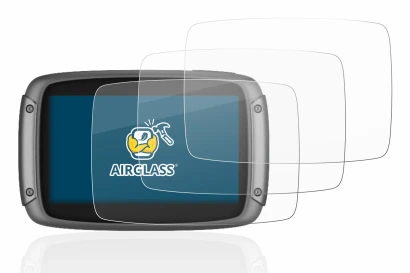 Image of the device TomTom Rider 550 with a wide variety of screen protectors.