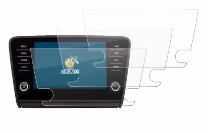 Image of the device Skoda Amundsen Superb 2018 Infotainment System 8" with a wide variety of screen protectors.