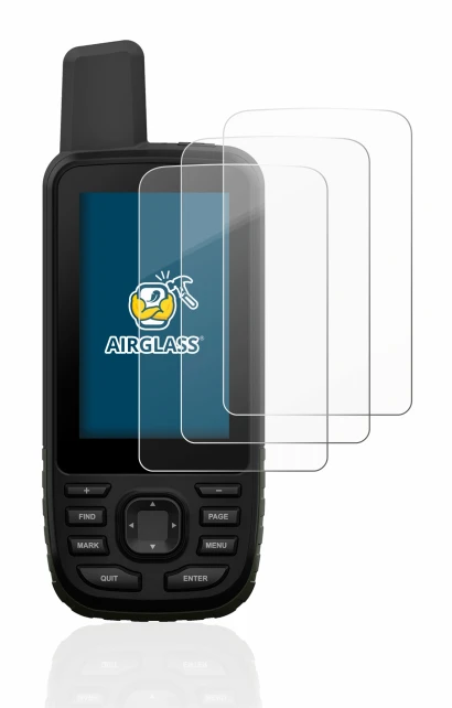 Image of the device Garmin GPSMAP 66s with a wide variety of screen protectors.