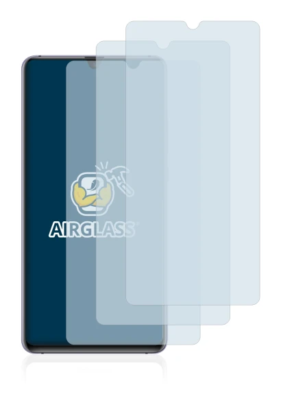 Image of the device Huawei Mate 20 X with a wide variety of screen protectors.