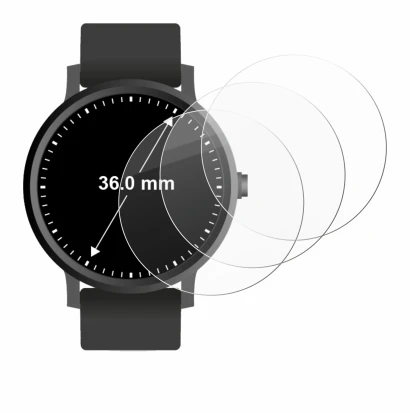Image of the device Circular Displays (ø: 36 mm) with a wide variety of screen protectors.